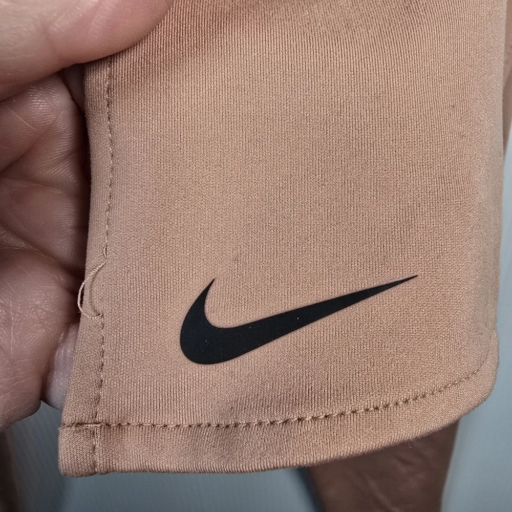 NIKE Women DriFit Studio Wrap Power High Rise Tights W Wrap Tie RoseGold Size XS